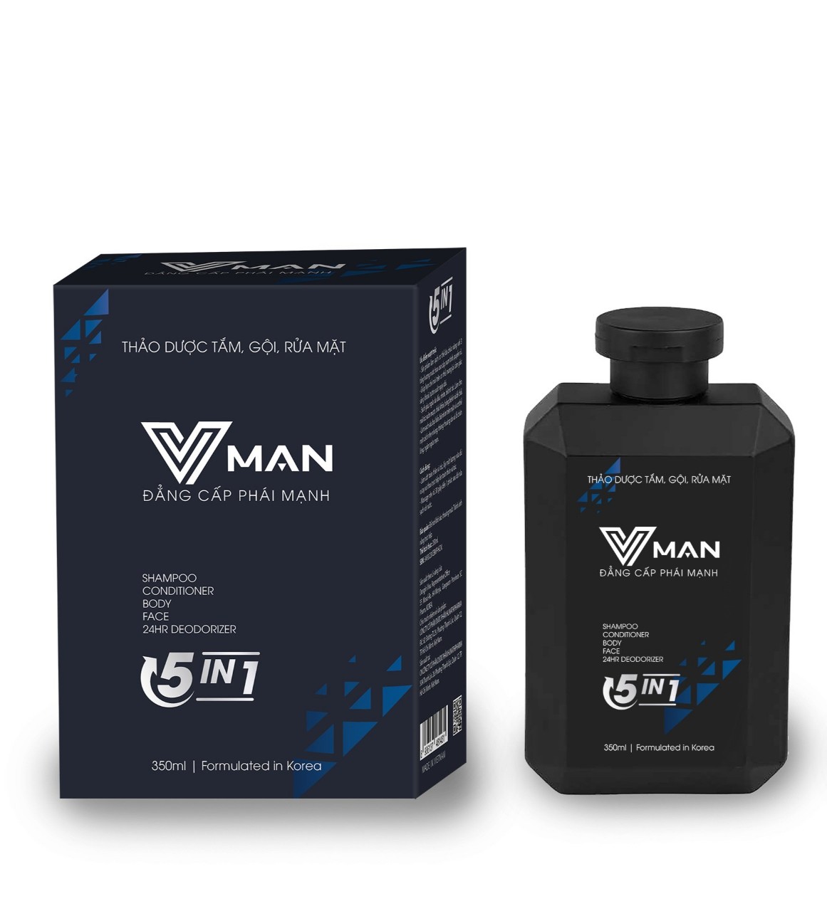 VMAN Thảo dược tắm, gội, rửa mặt 5 in 1